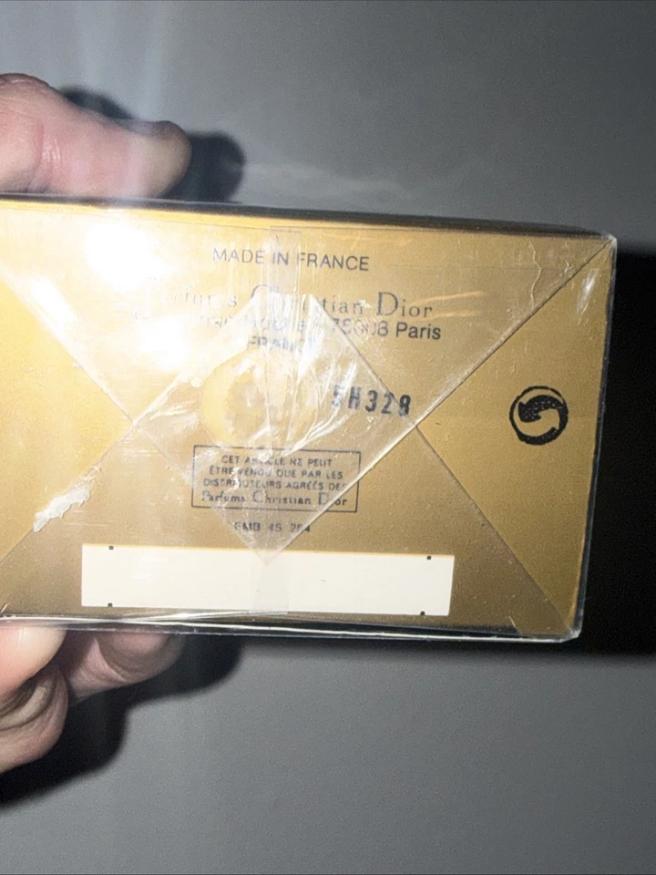 Perfume eau de cologne Christian Dior 100 ml 3,4 oz sellado vintage nuevo en caja Foto 4 de 4