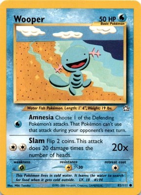 Wooper Common Neo Genesis 082/111 LP