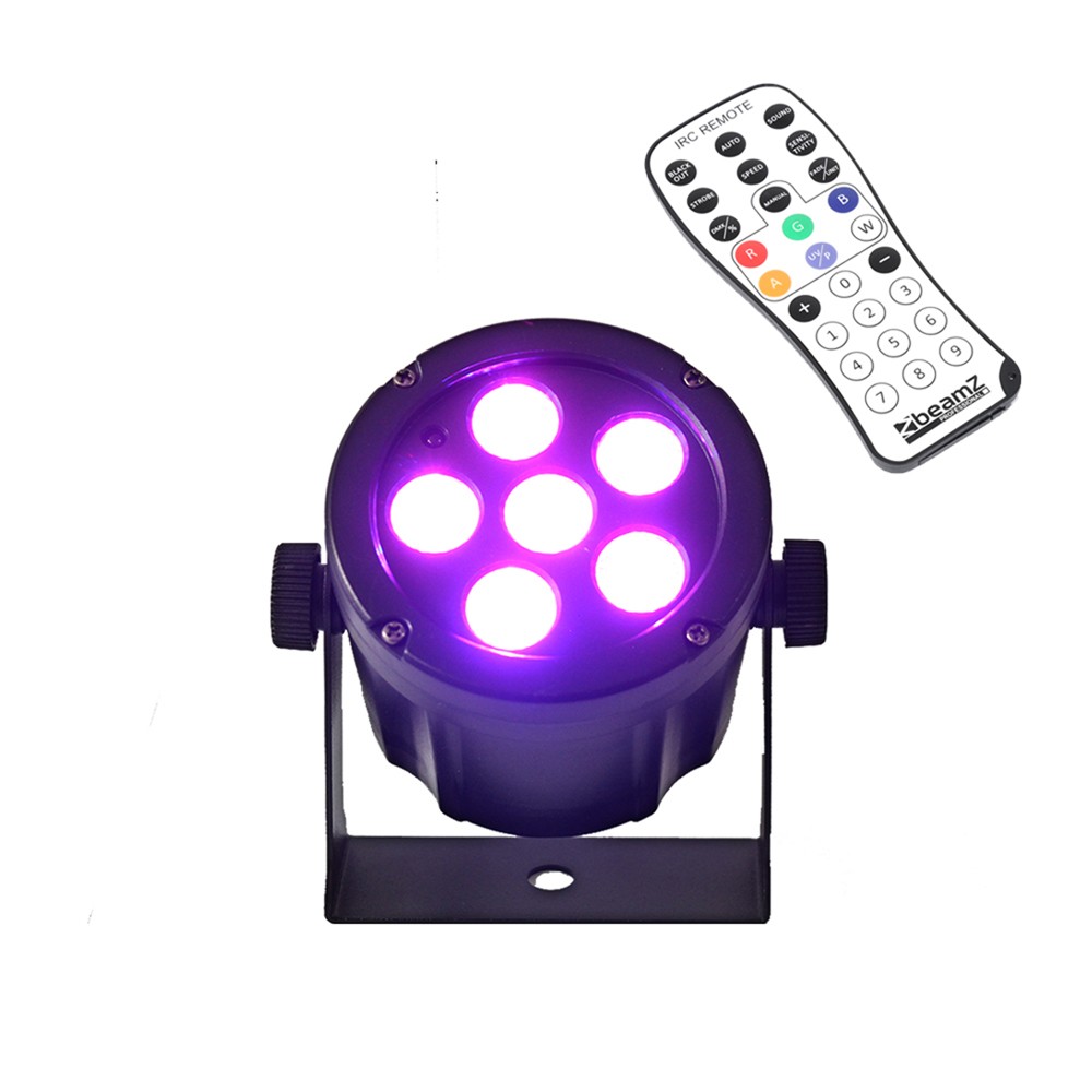 Beamz 150.902 SlimPar 30 6x 3W LED Par Can - Professional Stage Lighting