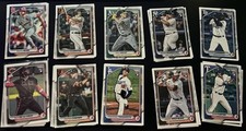 2024 Bowman Baseball Complete Base Set Rookies & Vets 1-100 RC