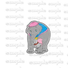 Disney Dumbo's Mother q j Premade Scrapbook Page Paper Piece die cut