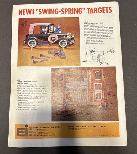 FALL 1963 ELDON TOYS SLOT CARS MODEL KIT TRUCKS GUNS DEALER CATALOG - Picture 2 of 8