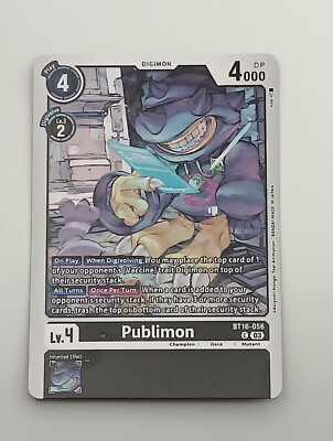 Digimon TCG Einzelkarte Publimon NM