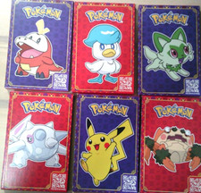 Mc Donalds Spielzeug 2023  "Pokemon  Karten"-  6 Packungen je. 4 Karten