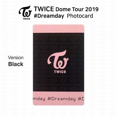 TWICE Dome Tour 2019 #Dreamday Japan Official Photocard Black Ver