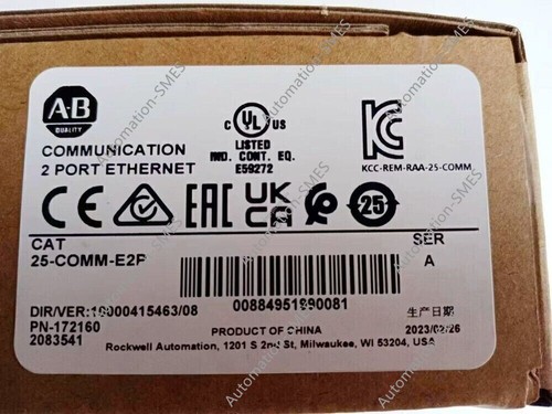 New Factory Sealed 25-COMM-E2P SER A PowerFlex 520 Dual Port Ethernet Adapter