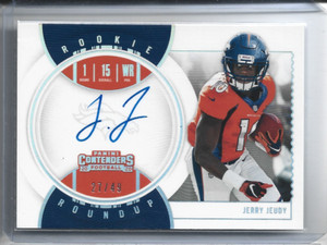 2020 Panini Contenders Rookie Roundup Autographs #RR-JJE Jerry Jeudy /49