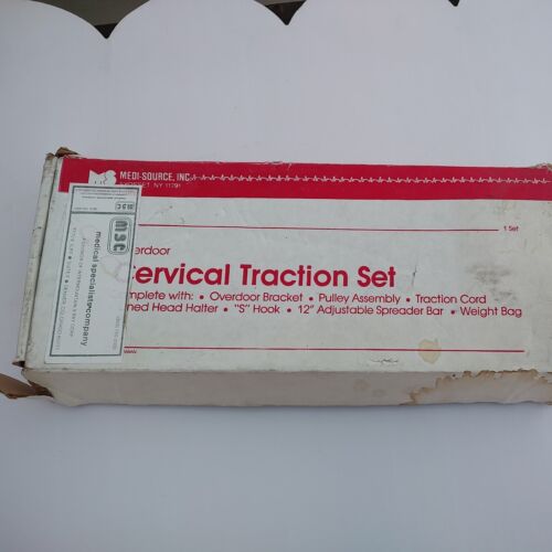 Cervical Traction Set for Neck Shoulder Pain Brace Relief Head Device - Picture 3 of 9