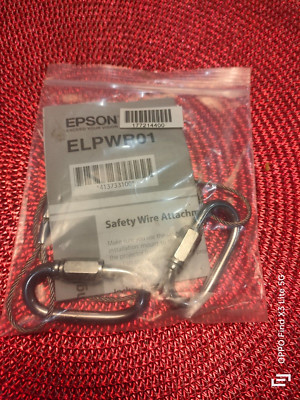 Set 5x EPSON ELPWR01 Safety Wire Sicherheitsdraht Stahl 2mm 50 15kg Video Proj
