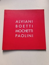 alviani Boetti Mocchetti Paolini galleria seno 1991