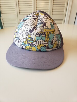 NIXON Surf Print Yupoong  Men's Hat  Sample Snapback Vintage