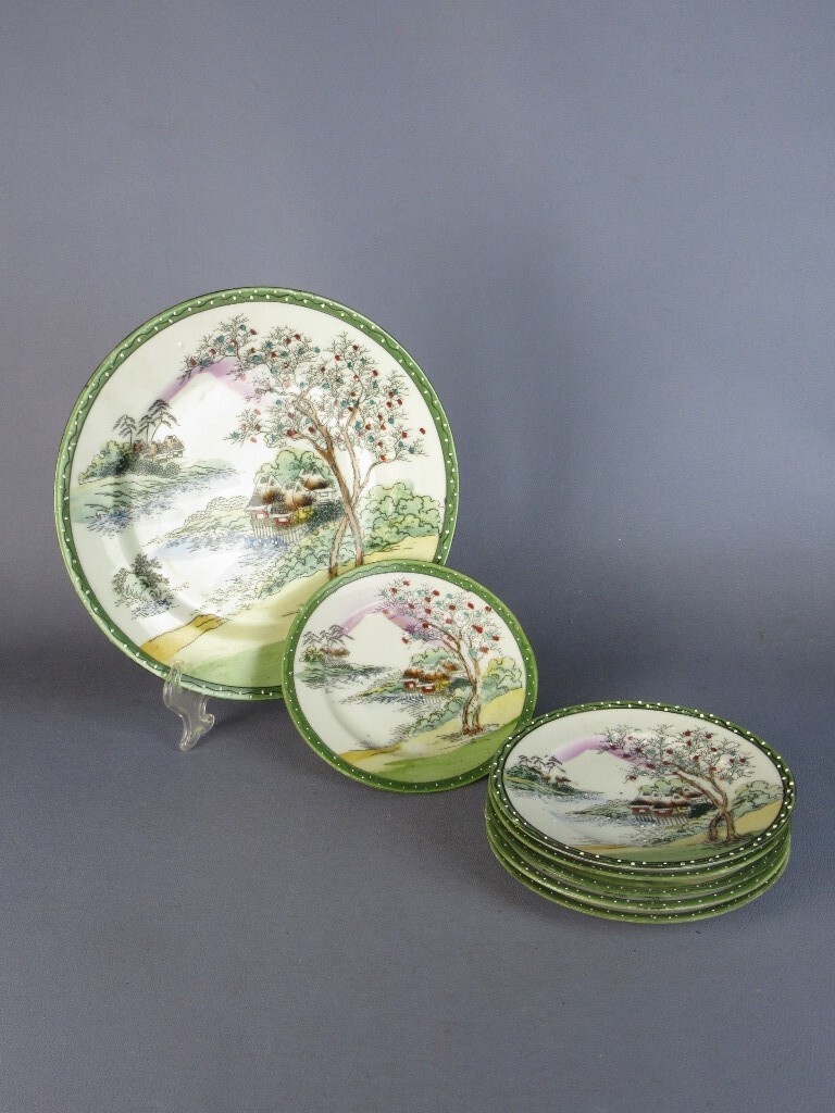 Set Geschirr Von Sweet Für 6 Personen IN Keramik Bemalt Herstellung Östlich