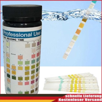100pcs URS-10T Pool Test Paper SPA Hot Tub Urine Ketone Acid Alkali Test Strip