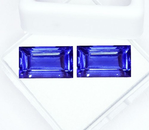 10 Ct CERTIFIED Natural Tanzanite Pair Loose Gemstone Tanzanite Gemstone M016 - 第 3/12 張圖片