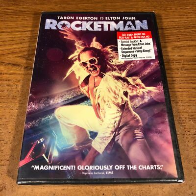 Rocketman DVD New / Sealed 2019 Taron Egerson Is Elton John