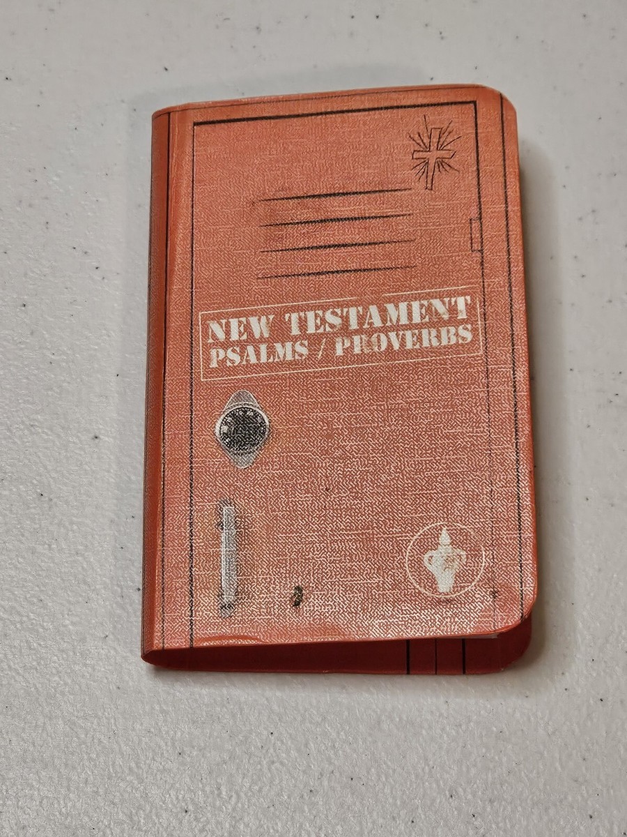 Gideons Orange English Standard New Testament Psalms Proverbs ESV