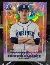 EMERSON HANCOCK - 2021 Bowman Chrome Dawn of Glory ATOMIC # /150 - Mariners 