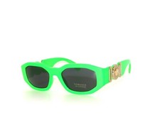 Versace 4361 5319/87 Green Fluo Gray Sunglasses Unisex