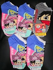 No Show Socks UniSex Kids  Size 6-8 1/2  Shoe Size 7 1/2 - 3 1/2  