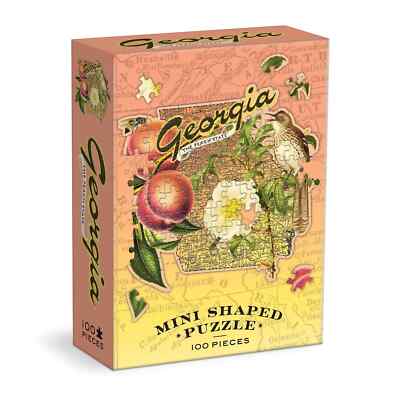 Georgia 100 Piece Mini Shaped Jigsaw Puzzle Galison New