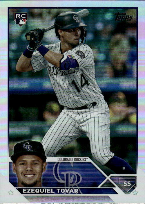 2023 Topps Ezequiel Tovar #651 Rainbow Foil Colorado Rockies 7L