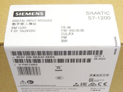 1PC New Sealed SIEMENS 6ES7 226-6BA32-0XB0 6ES7226-6BA32-0XB0 w/ 1 YEAR WARRANTY