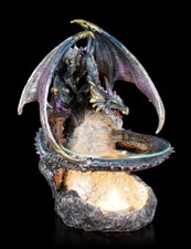 Drachen Duftlampe - Flame Saviour - Fantasy Drache Teelicht Dufthalter Deko