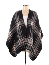 Look Women Black Poncho One Size