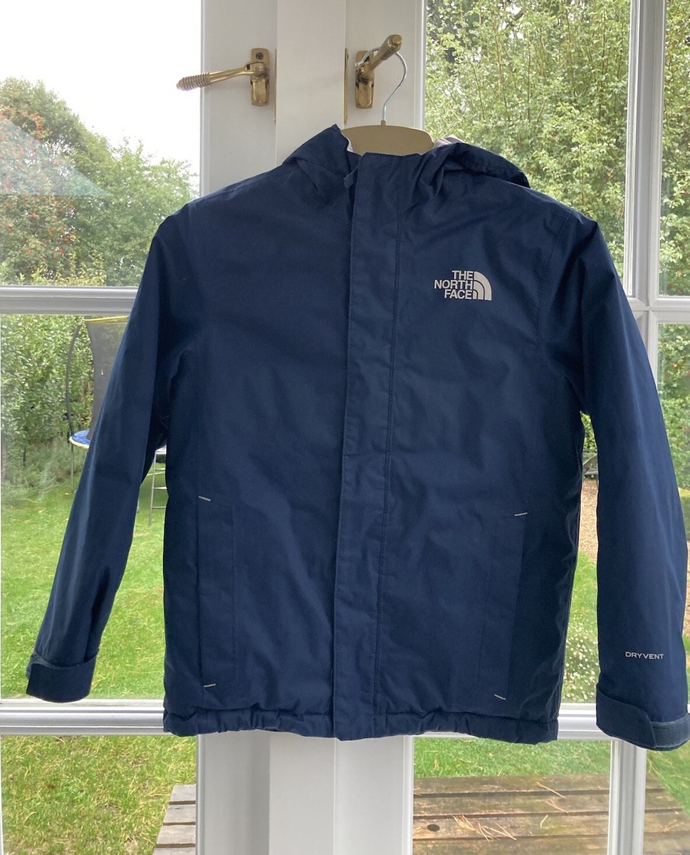 padded jacket what age is s in north face junior The North Face Boys Coat Dry vent Size S/P Age Years UK