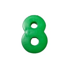 Fisher Price School Day Desk REPLACEMENT MAGNETIC Alphabet Number  8  Vtg 1972