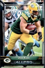 John Kuhn 2015 Topps All Pro Card #284