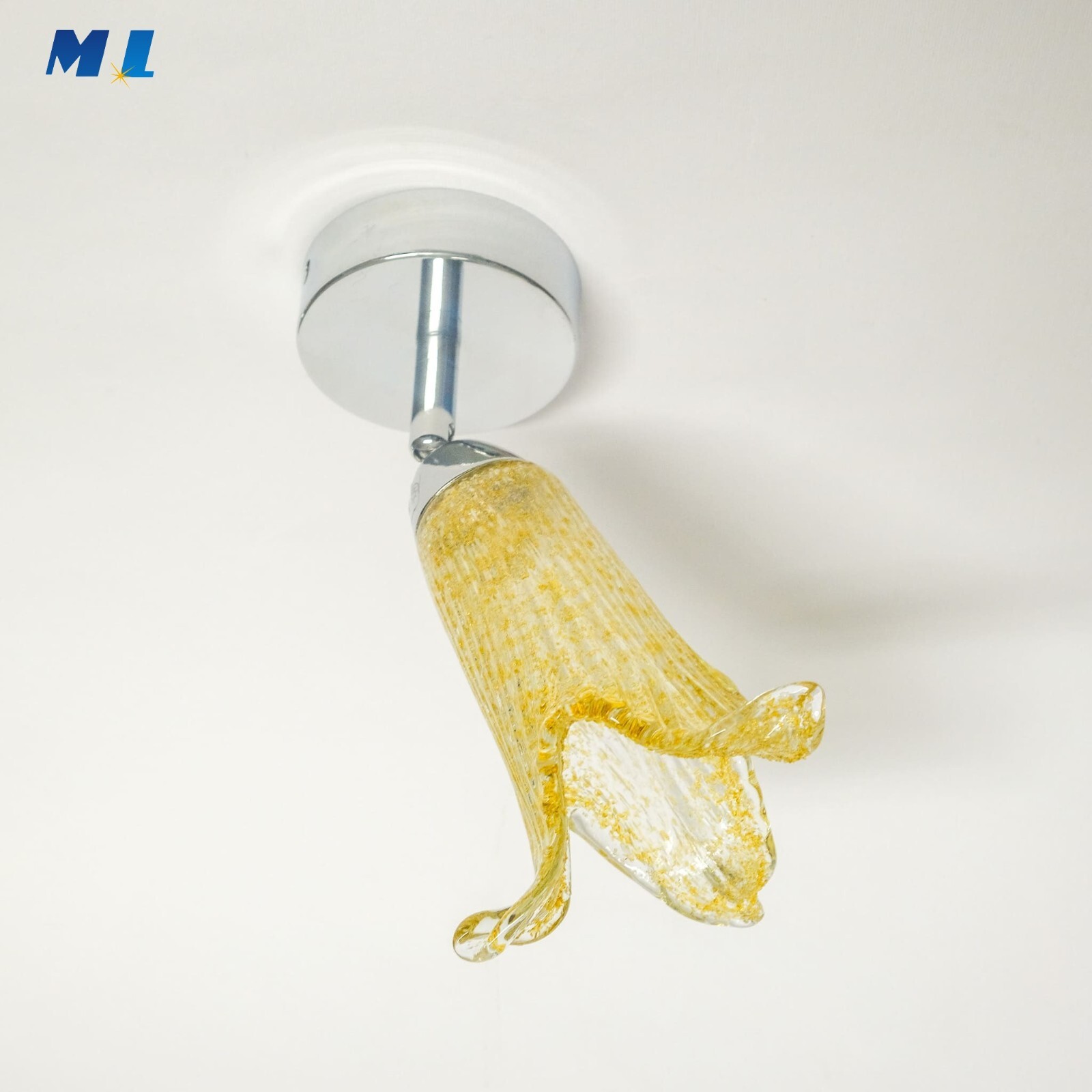 Feeling Faretto Vetro Murano Ambra G9 | Illuminazione Interni Design