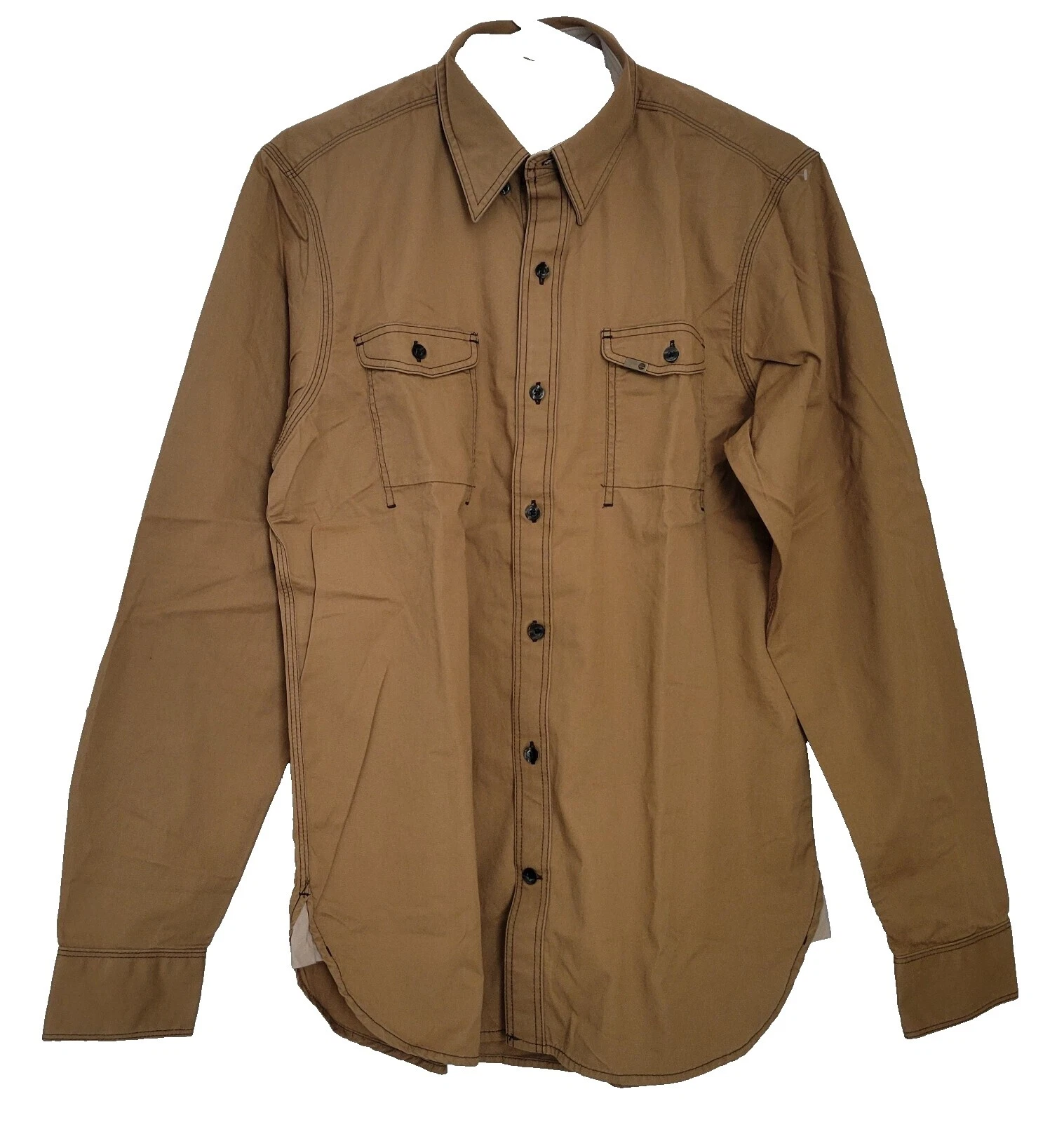 Мужские рубашки Timberland коричневые