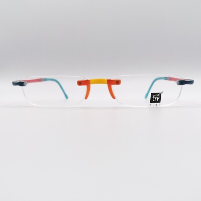 Try ergo Brille faltbar made in italy TG 17004 randlos leicht 53/19 135