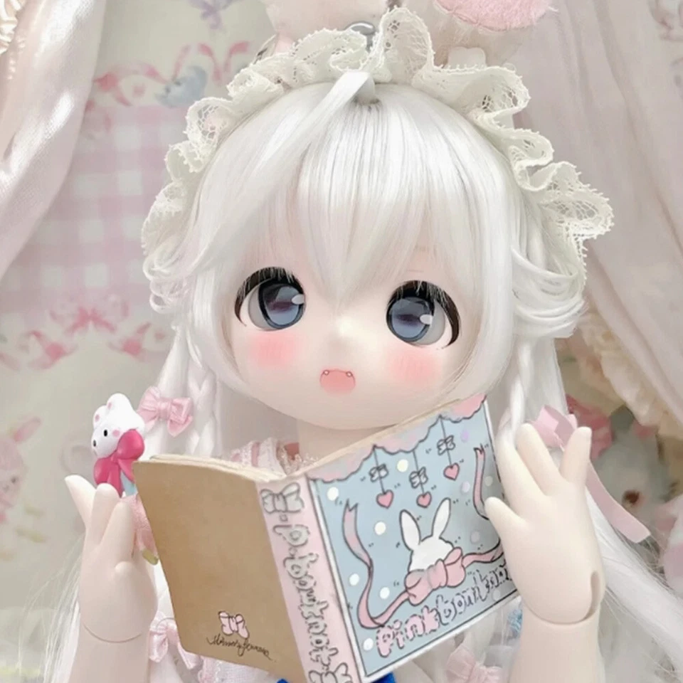 Boneca 1/6 BJD SD resina articulação rosto maquiagem olhos menina muito feliz boneca nua presentes - Imagem 4 de 4