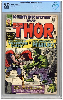 Journey Into Mystery # 112   CBCS   5.0   VGF  Off white pgs  1/65   Origin Loki
