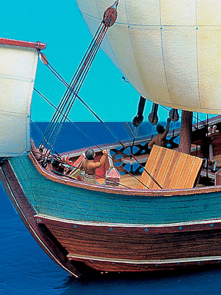 Bastelbogen römisches Frachtschiff - Bild 3 von 4