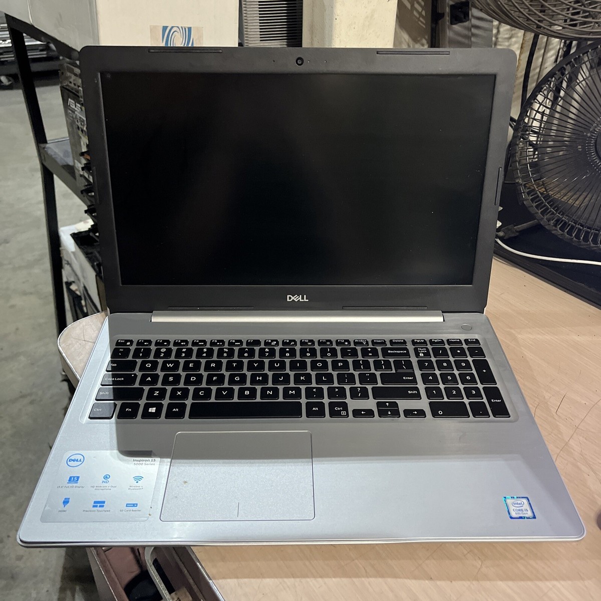 DELL INSPIRON 15 5000 INTEL CORE I5-8250U 1.60GHZ 8GB RAM NO