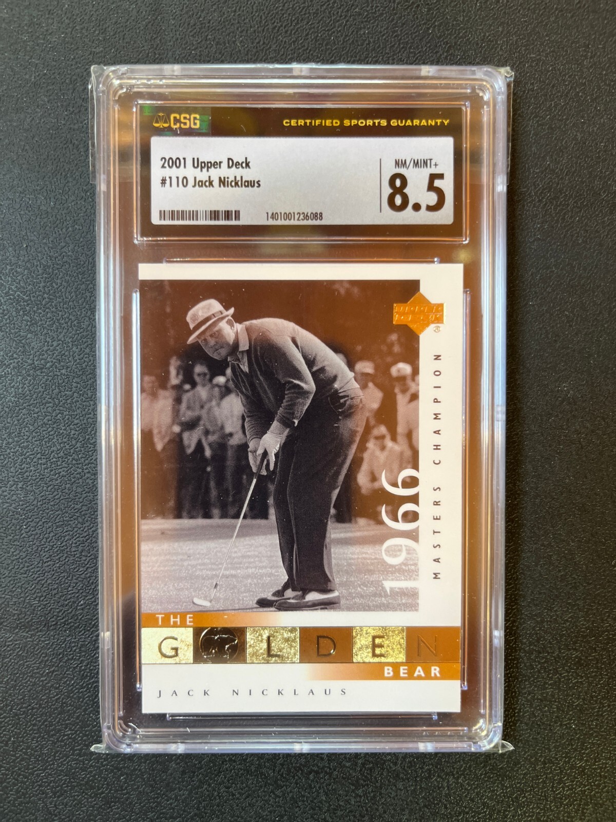 2001 Upper Deck Jack Nicklaus CSG 8.5