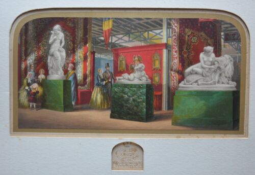 Original George Baxter Print . Gems of The Great Exhibition. No. 2 Belgian Dept