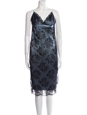 Richard Tyler Eve Blue Silk Slip Dress Black Lace Overlay 10 Cocktail | eBay Richard Tyler Eve Blue Silk Slip Dress Black Lace Overlay 10 Cocktail | eBay