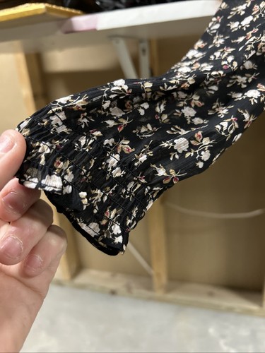 Mid Century Ralph Lauren Long Sleeved Maxi Floral Print Dress With Tie Belt 16 - Picture 10 of 13