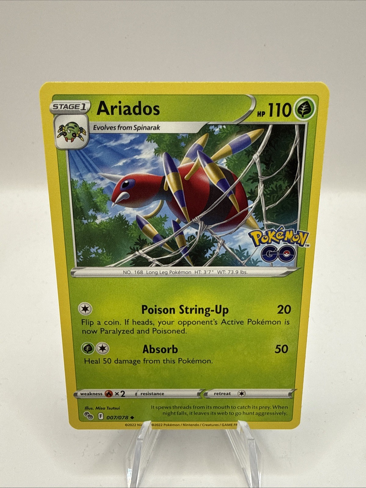Ariados 007/078 Pokémon GO Regular