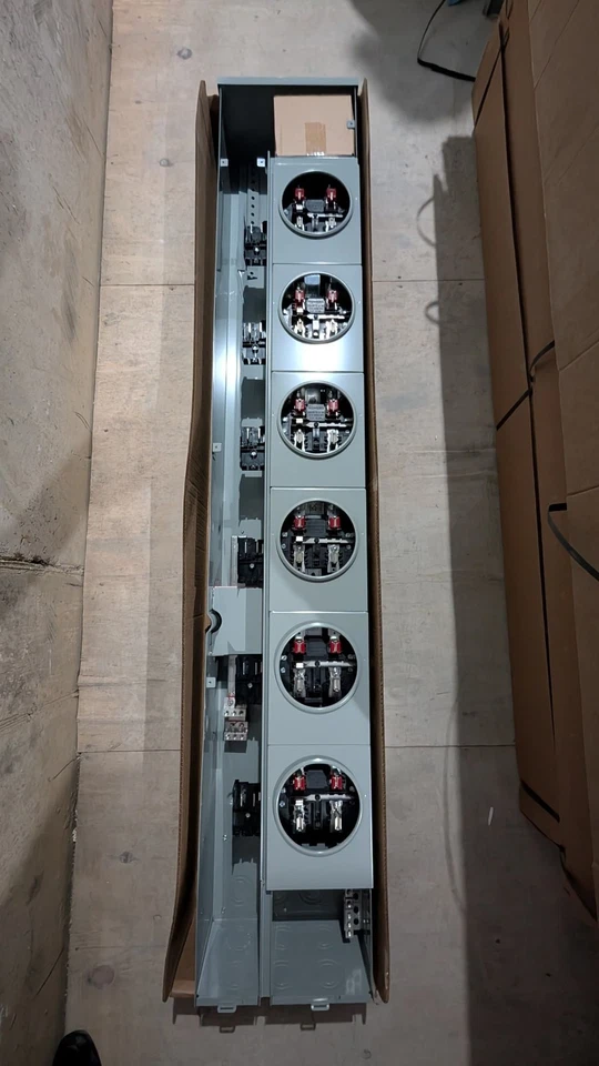 Siemens WMN62125J 125 Amp 3 fases 4 cables 6 posiciones anillo medidor pila (NUEVO) Foto 2 de 4