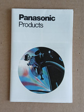 Vintage PANASONIC PRODUCTS Mini Brochure Booklet Catalog Foldout Poster EUC