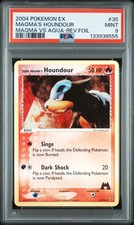 TEAM MAGMA'S HOUNDOUR REVERSE HOLO 35/95 TEAM MAGMA VS TEAM AQUA PSA 9 POKEMON on eBay