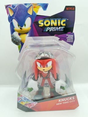 Jakks Sonic the Hedgehog 5 Inch Sonic Prime Series Knuckles New Yoke City Figure