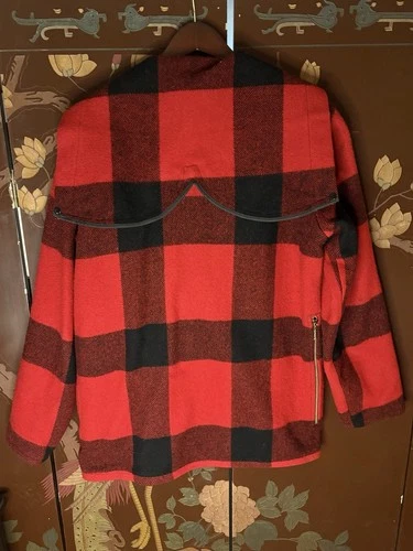 1960s Johnson Woolen Mills buffalo plaid coat image 4
