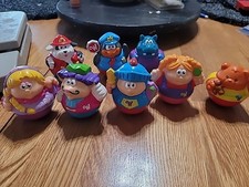 Hasbro Weeble Wobbles Toys Lot Of 8