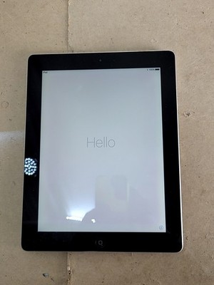 Apple A1458 iPad 4th Generation Tablet 16GB SILVER SEE NOTES